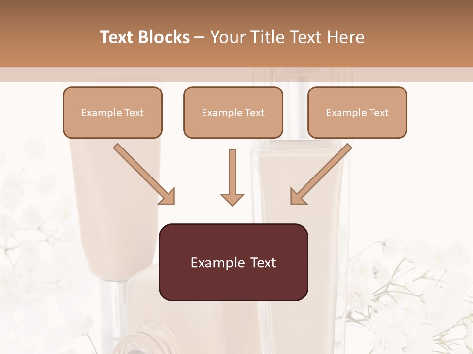 Cosmetics Container Professional PowerPoint Template