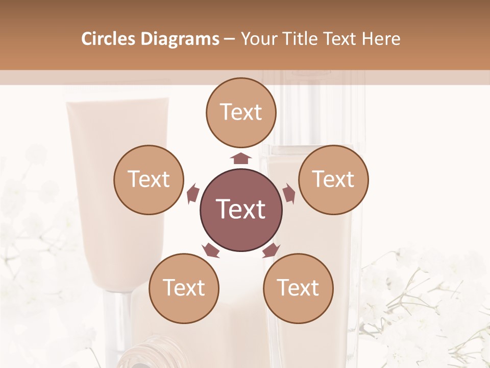 Cosmetics Container Professional PowerPoint Template