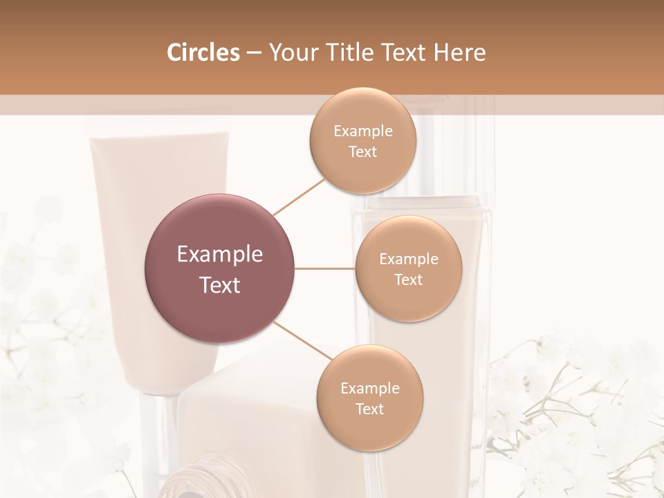 Cosmetics Container Professional PowerPoint Template