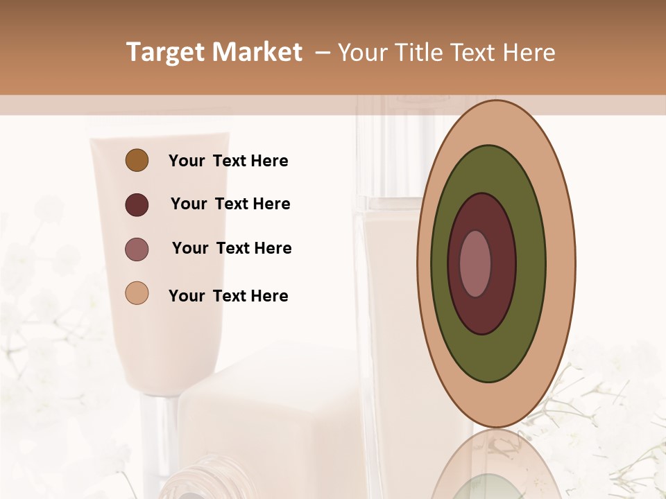 Cosmetics Container Professional PowerPoint Template