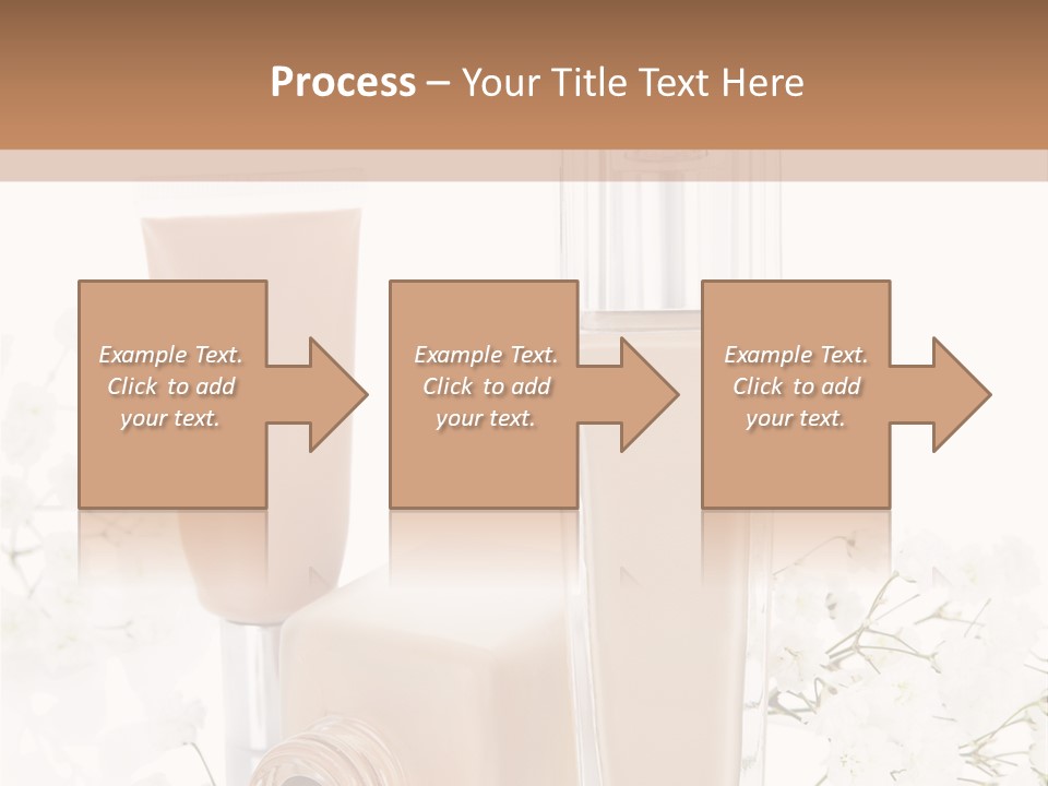 Cosmetics Container Professional PowerPoint Template