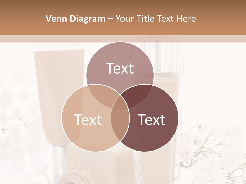 Cosmetics Container Professional PowerPoint Template