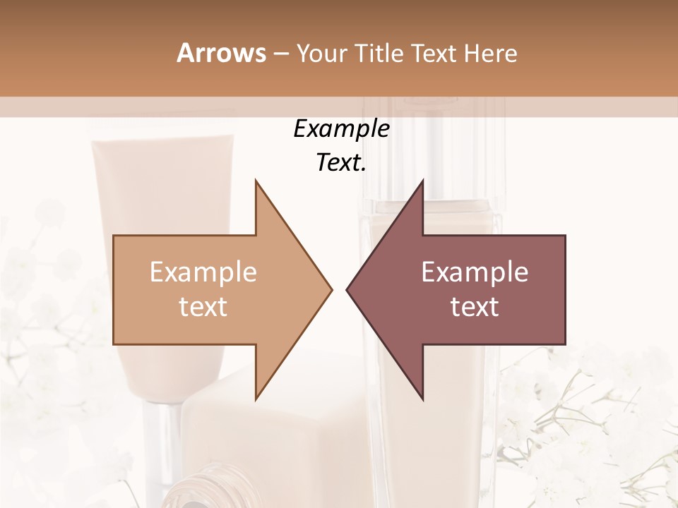 Cosmetics Container Professional PowerPoint Template