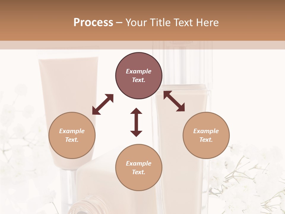 Cosmetics Container Professional PowerPoint Template