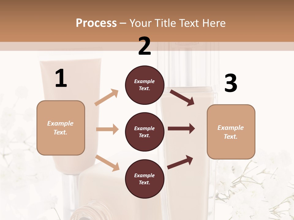 Cosmetics Container Professional PowerPoint Template