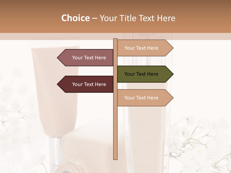 Cosmetics Container Professional PowerPoint Template