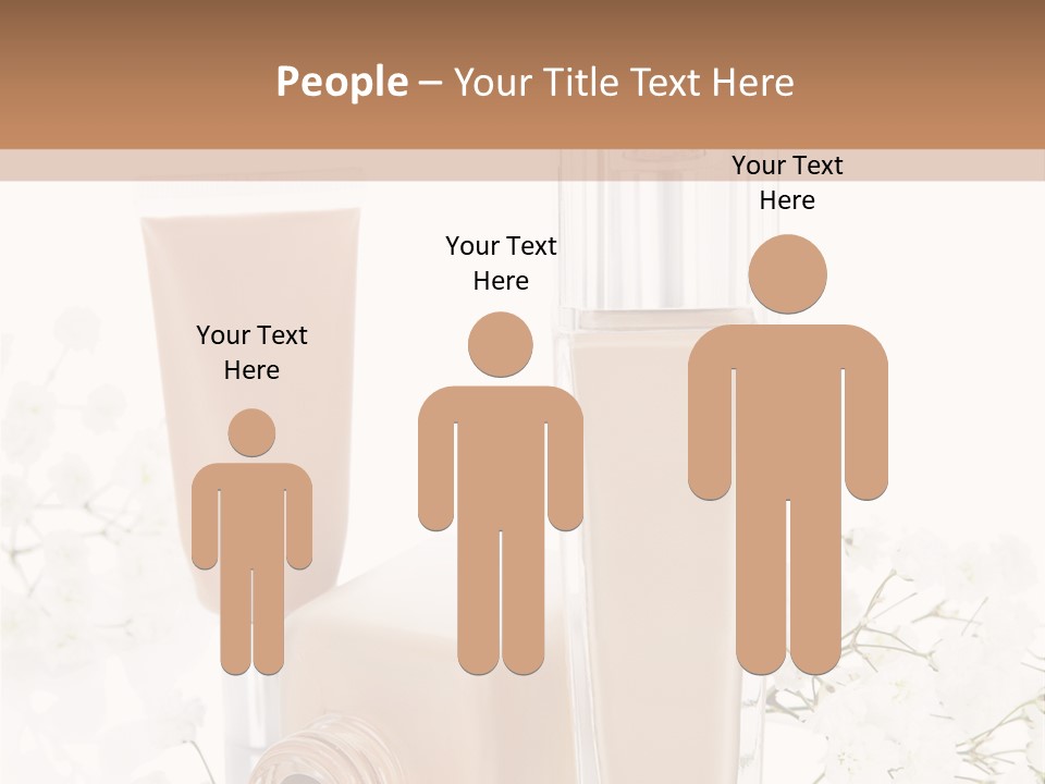 Cosmetics Container Professional PowerPoint Template