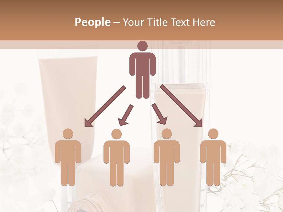 Cosmetics Container Professional PowerPoint Template