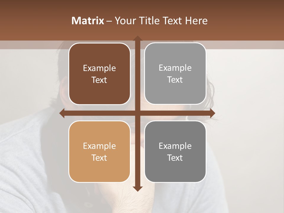 Thoughtful Blue Disappointment PowerPoint Template