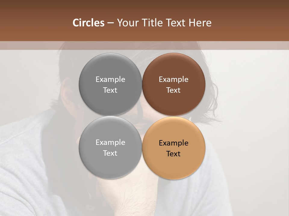 Thoughtful Blue Disappointment PowerPoint Template