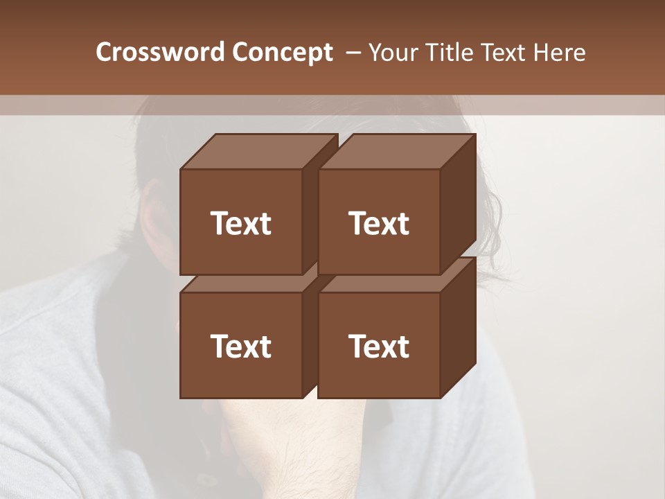 Thoughtful Blue Disappointment PowerPoint Template
