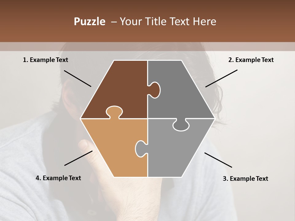 Thoughtful Blue Disappointment PowerPoint Template