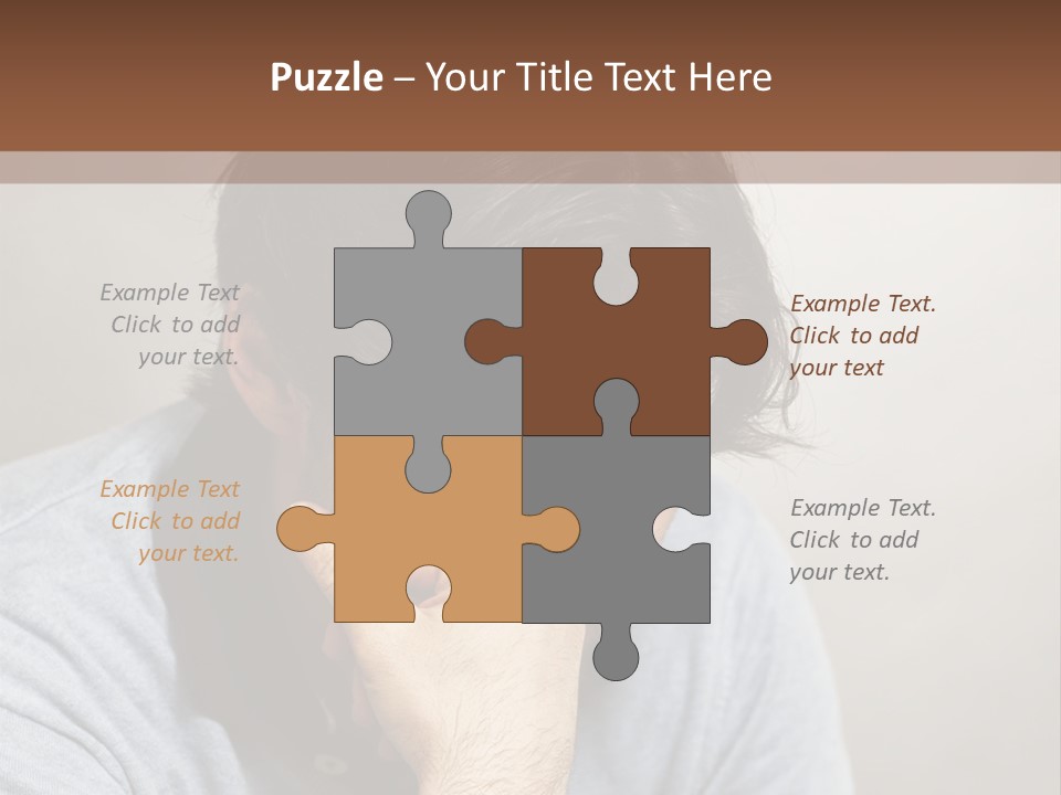 Thoughtful Blue Disappointment PowerPoint Template