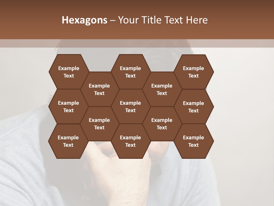 Thoughtful Blue Disappointment PowerPoint Template