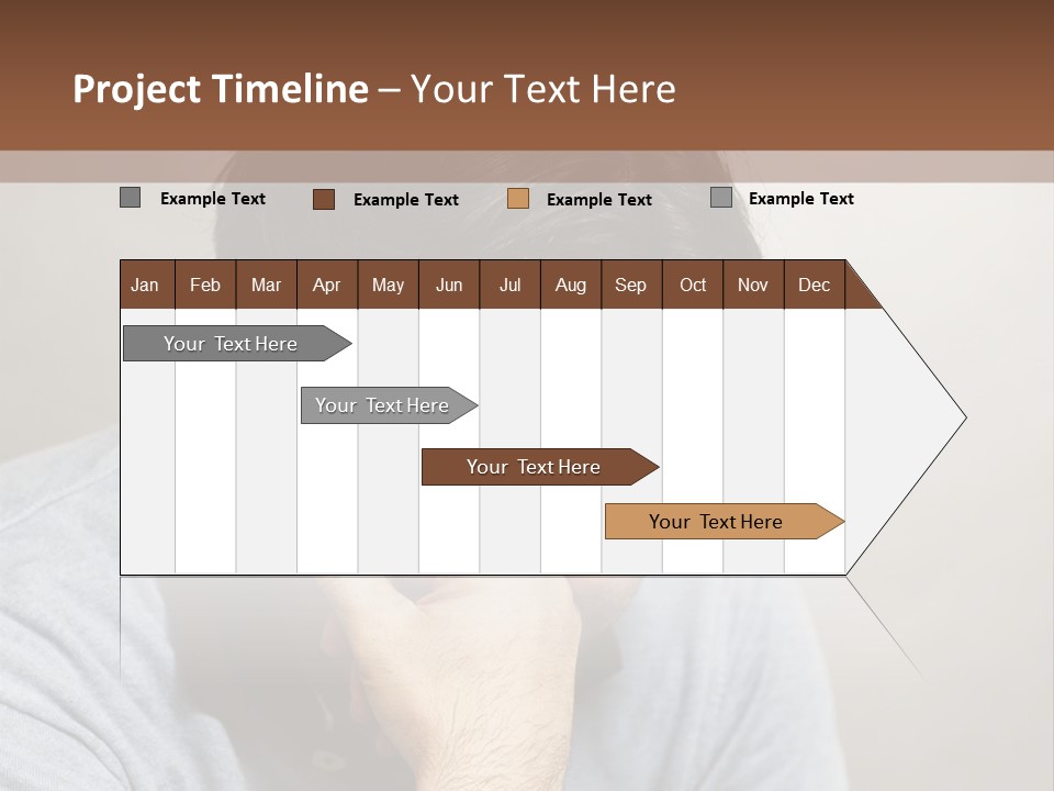 Thoughtful Blue Disappointment PowerPoint Template