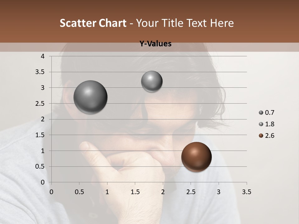 Thoughtful Blue Disappointment PowerPoint Template