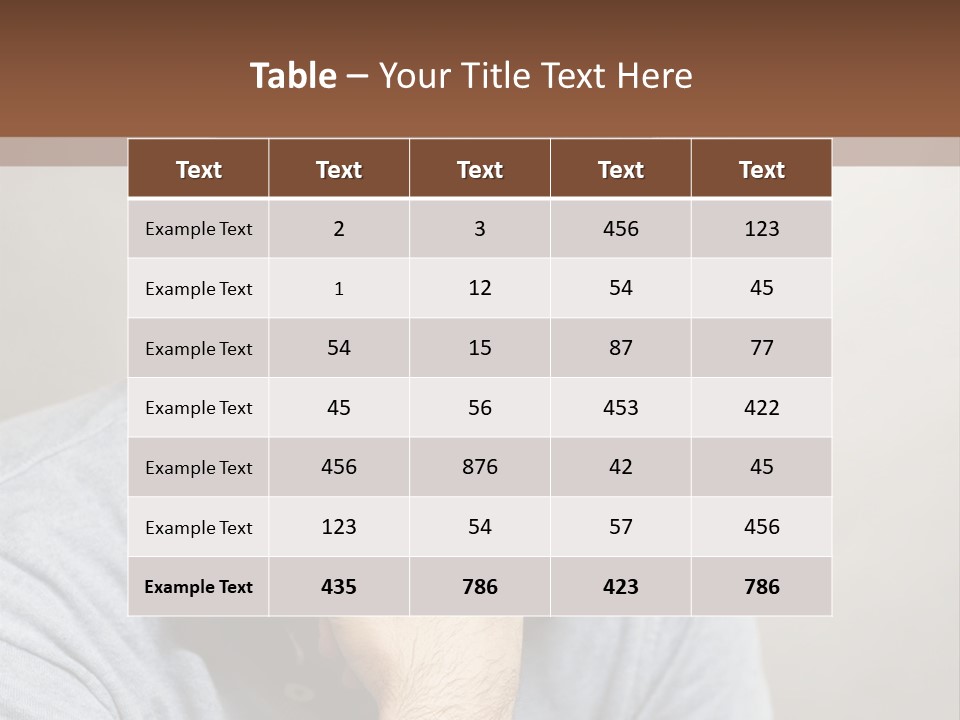 Thoughtful Blue Disappointment PowerPoint Template