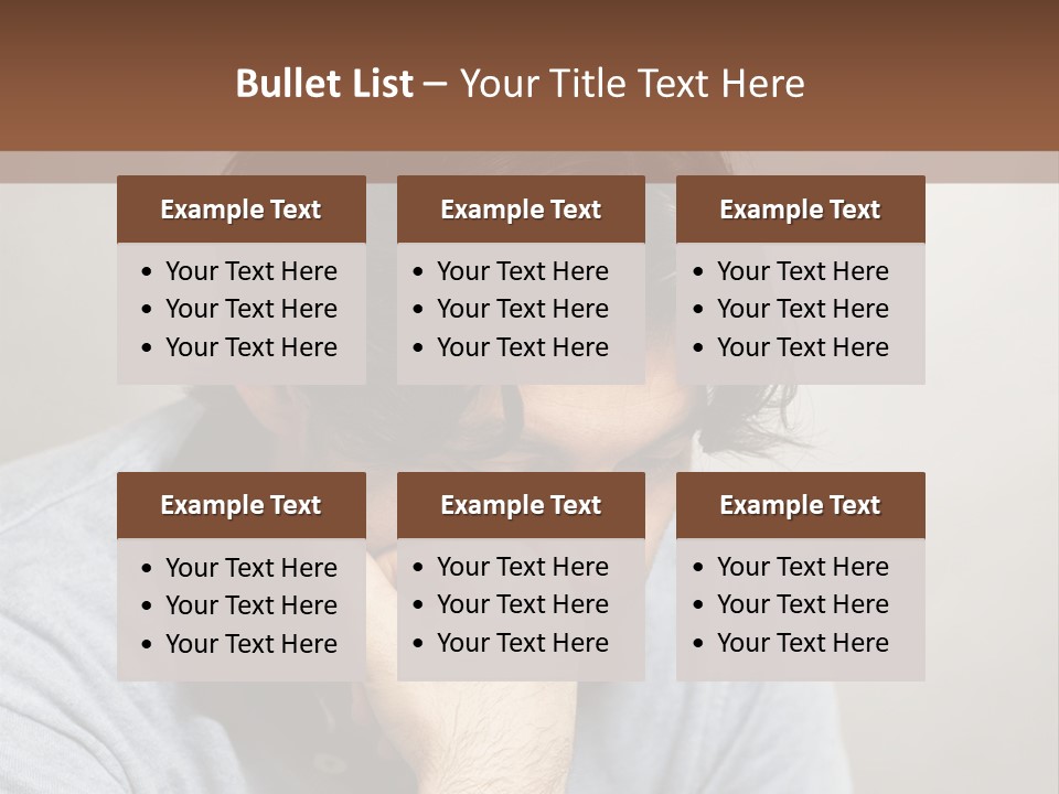 Thoughtful Blue Disappointment PowerPoint Template