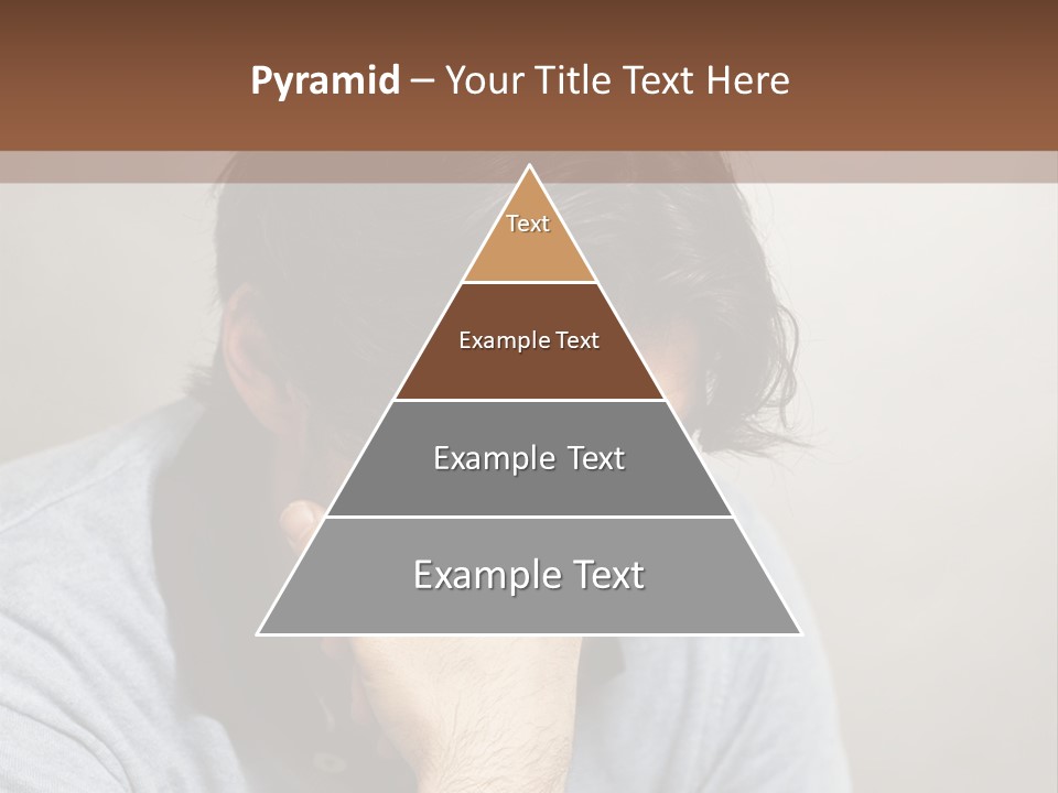 Thoughtful Blue Disappointment PowerPoint Template