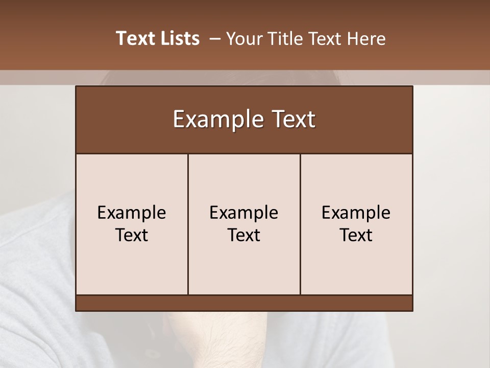 Thoughtful Blue Disappointment PowerPoint Template