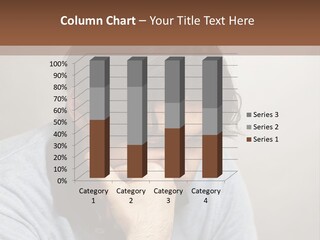 Thoughtful Blue Disappointment PowerPoint Template