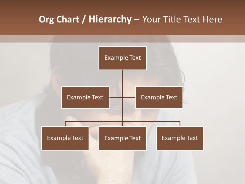 Thoughtful Blue Disappointment PowerPoint Template