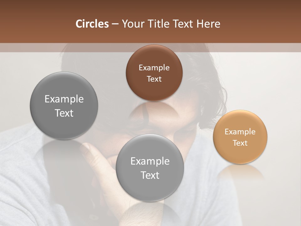 Thoughtful Blue Disappointment PowerPoint Template