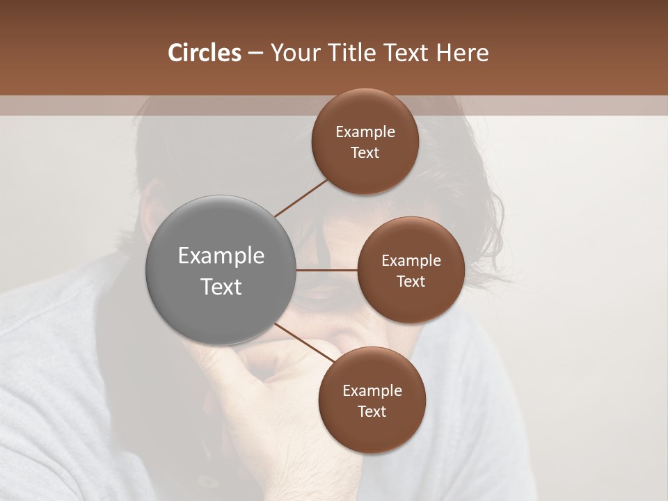 Thoughtful Blue Disappointment PowerPoint Template