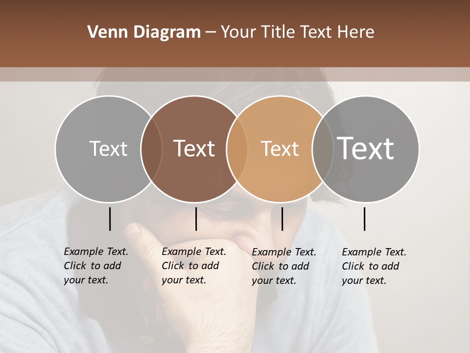 Thoughtful Blue Disappointment PowerPoint Template