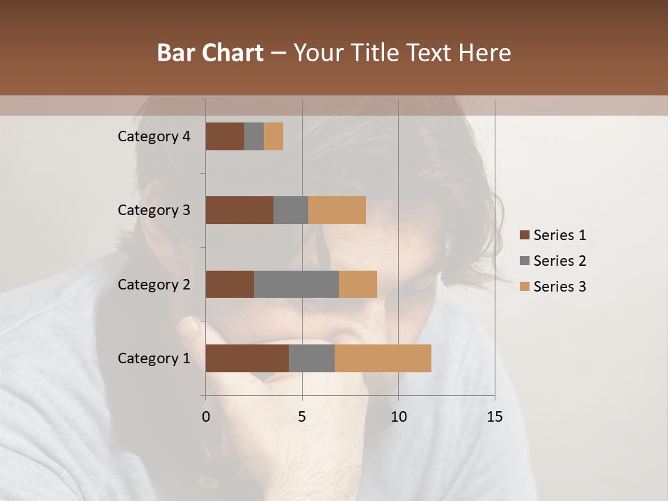 Thoughtful Blue Disappointment PowerPoint Template
