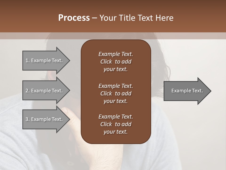 Thoughtful Blue Disappointment PowerPoint Template