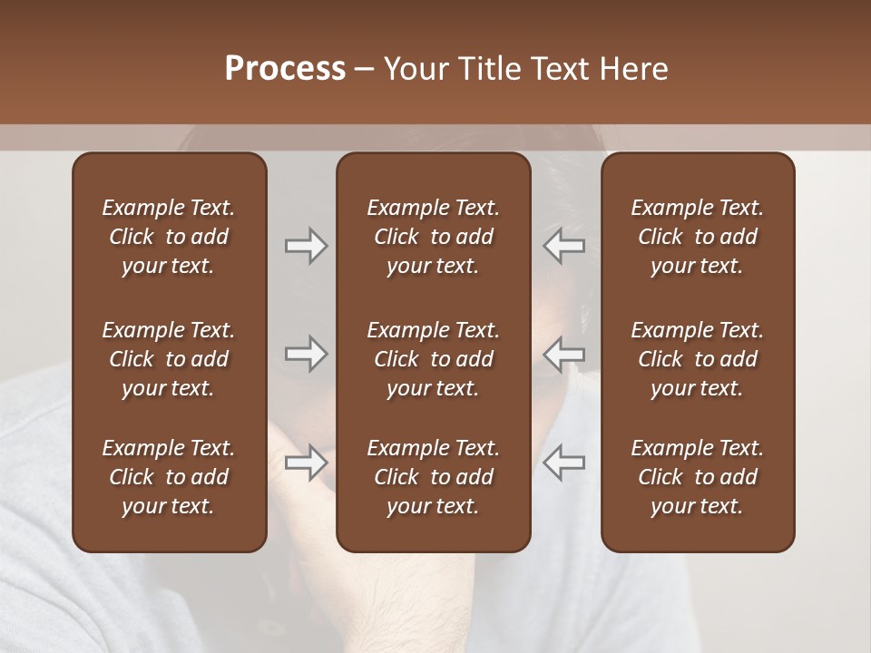 Thoughtful Blue Disappointment PowerPoint Template