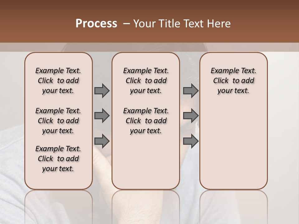 Thoughtful Blue Disappointment PowerPoint Template