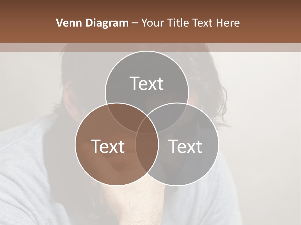 Thoughtful Blue Disappointment PowerPoint Template