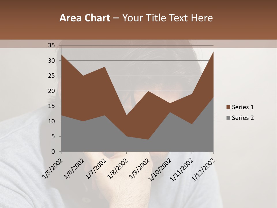 Thoughtful Blue Disappointment PowerPoint Template