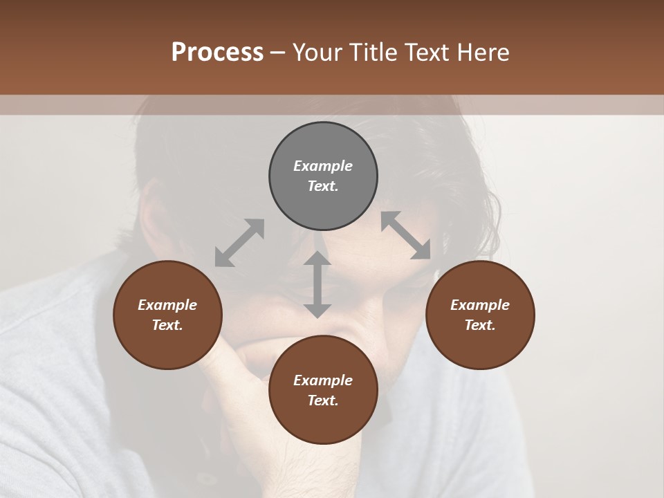 Thoughtful Blue Disappointment PowerPoint Template