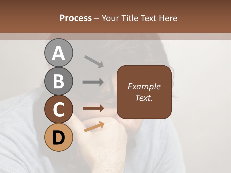 Thoughtful Blue Disappointment PowerPoint Template