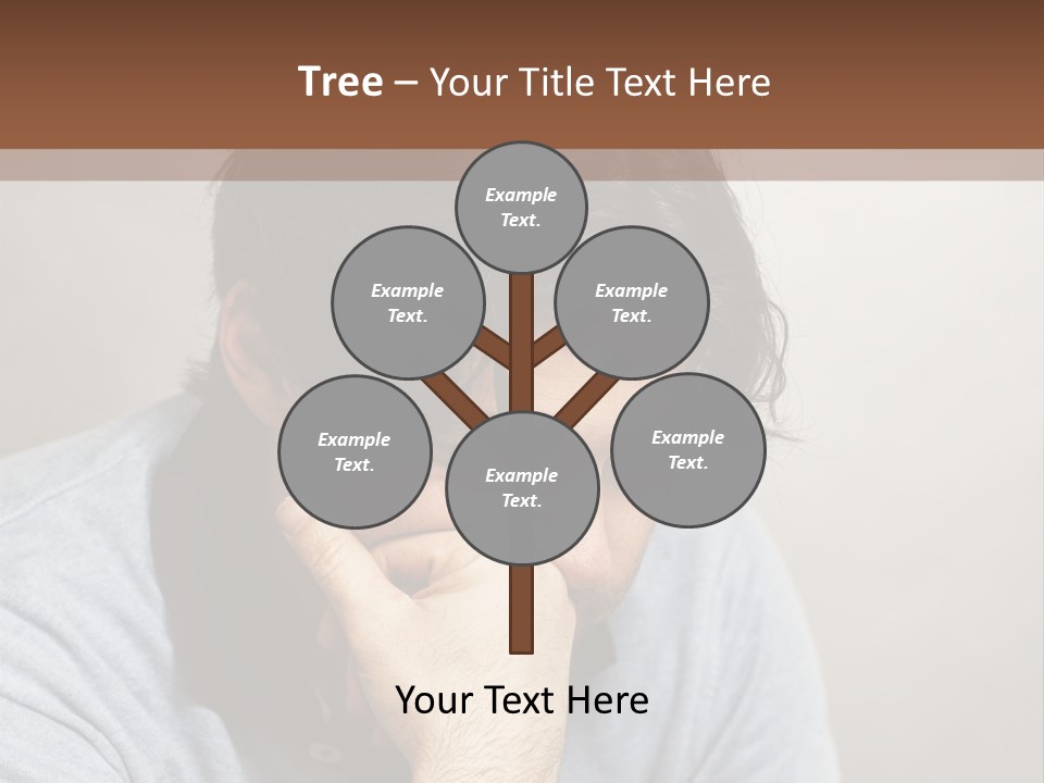 Thoughtful Blue Disappointment PowerPoint Template