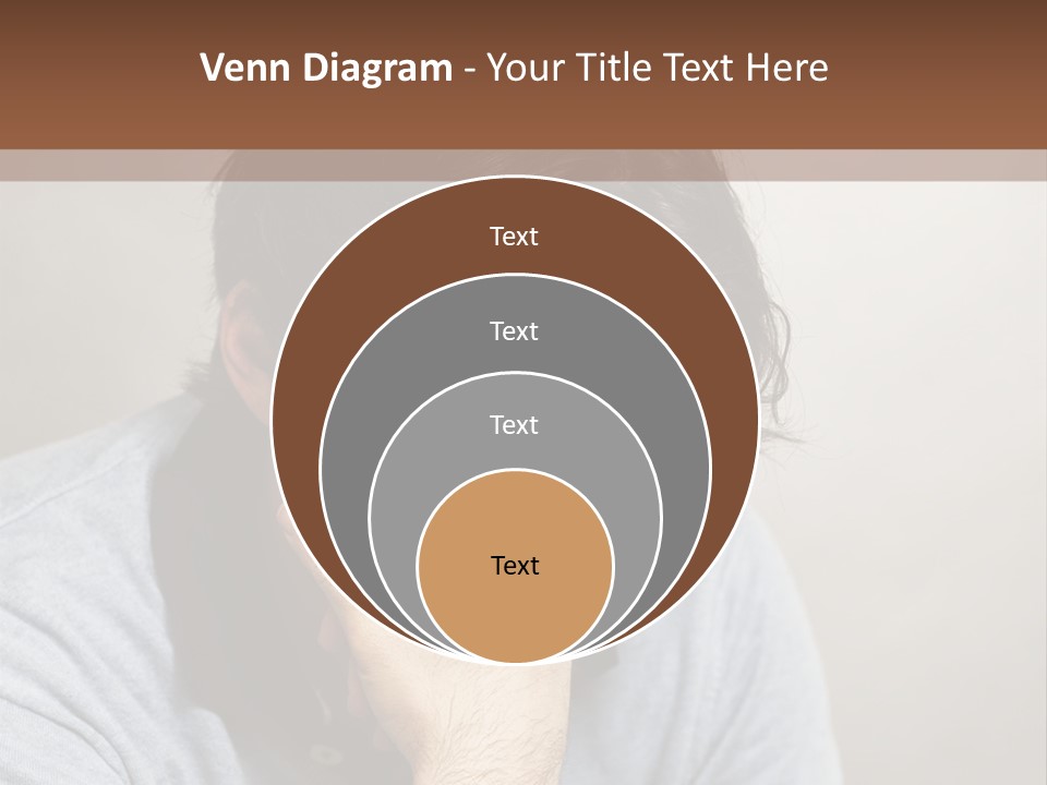 Thoughtful Blue Disappointment PowerPoint Template