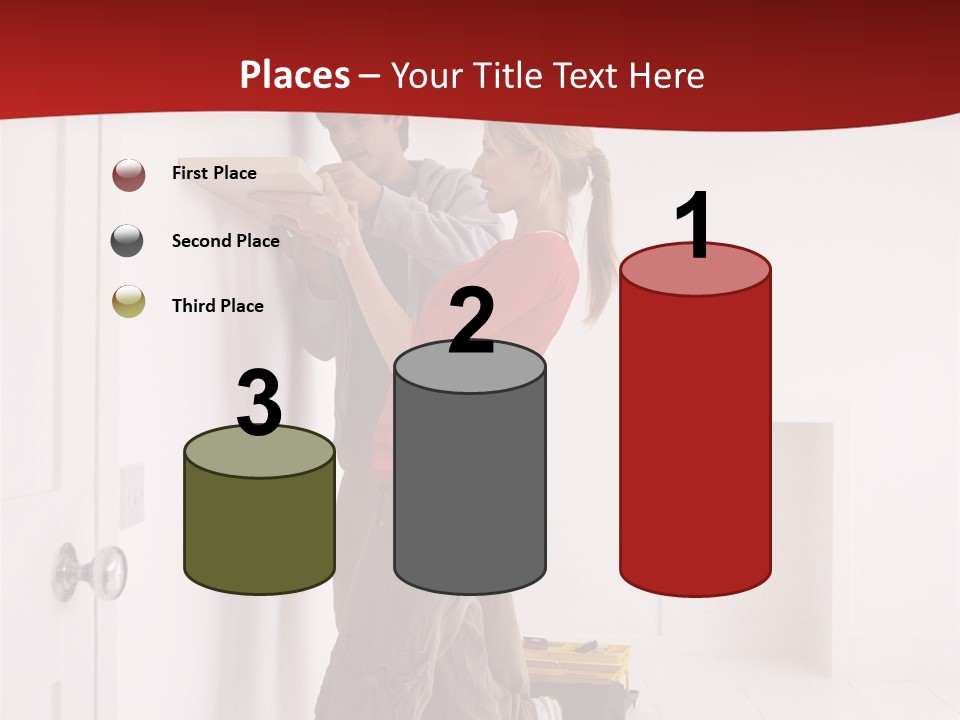 Vertical Standing Home PowerPoint Template