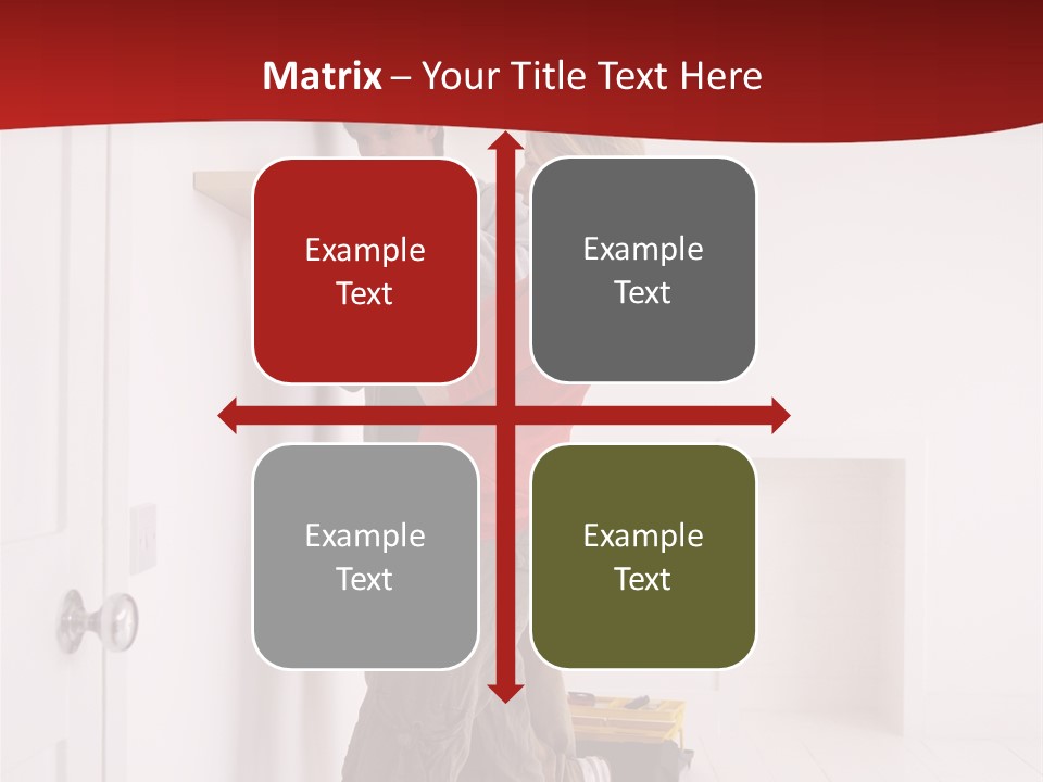 Vertical Standing Home PowerPoint Template