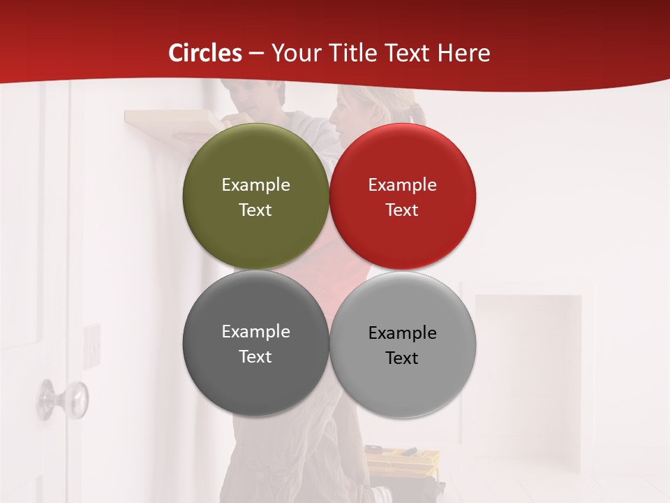 Vertical Standing Home PowerPoint Template