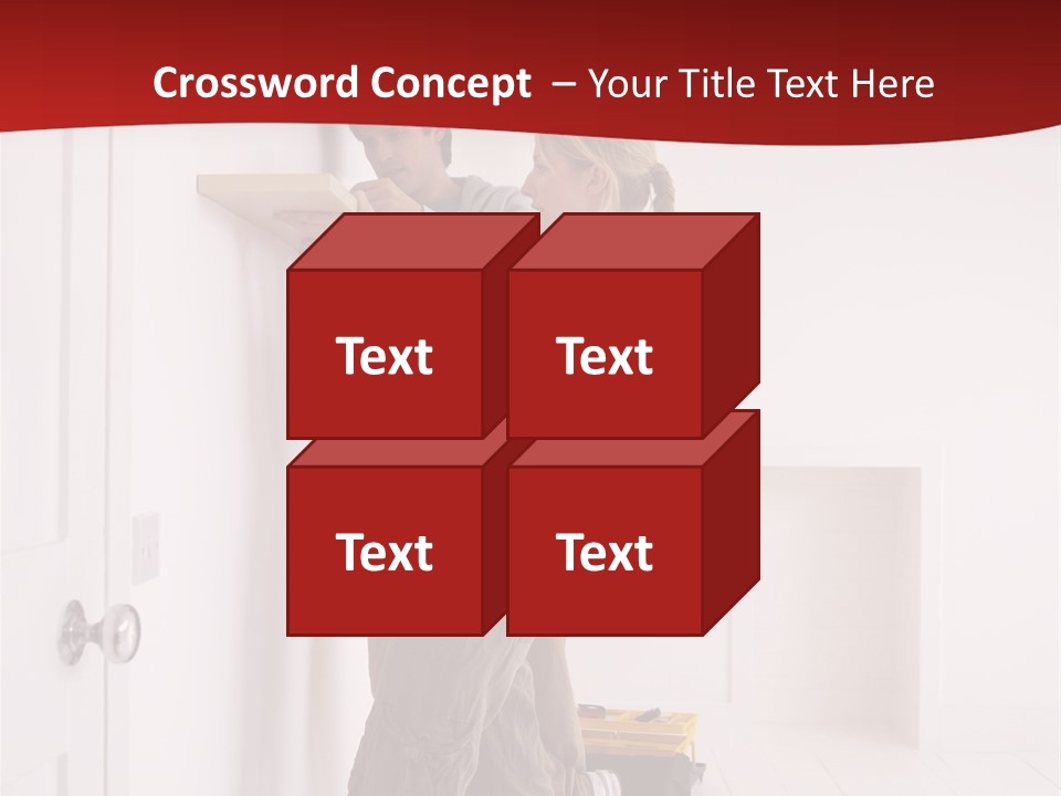 Vertical Standing Home PowerPoint Template
