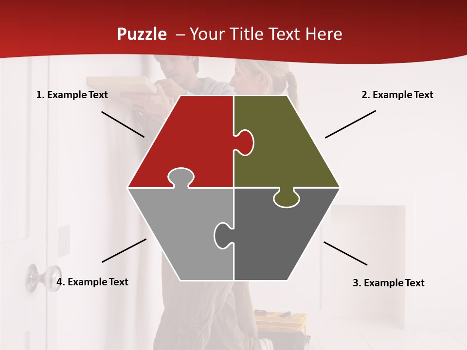 Vertical Standing Home PowerPoint Template