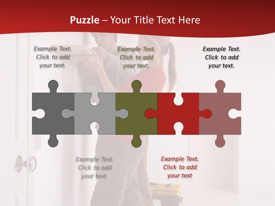 Vertical Standing Home PowerPoint Template