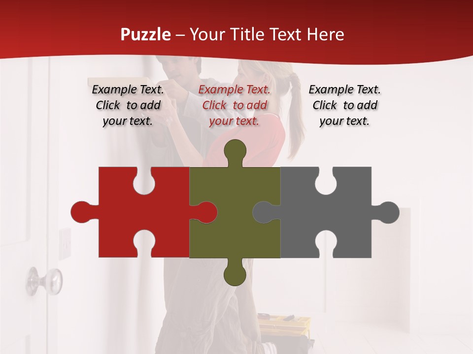 Vertical Standing Home PowerPoint Template