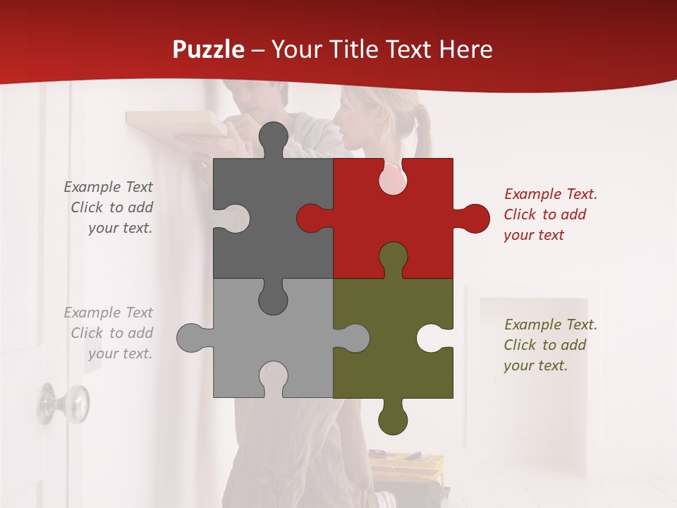Vertical Standing Home PowerPoint Template