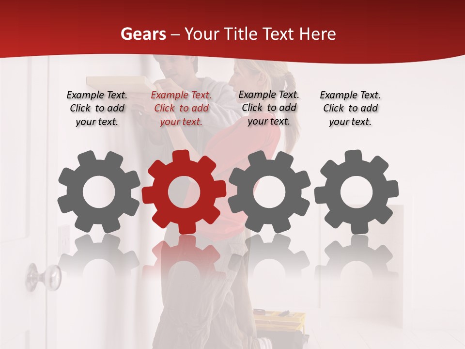 Vertical Standing Home PowerPoint Template