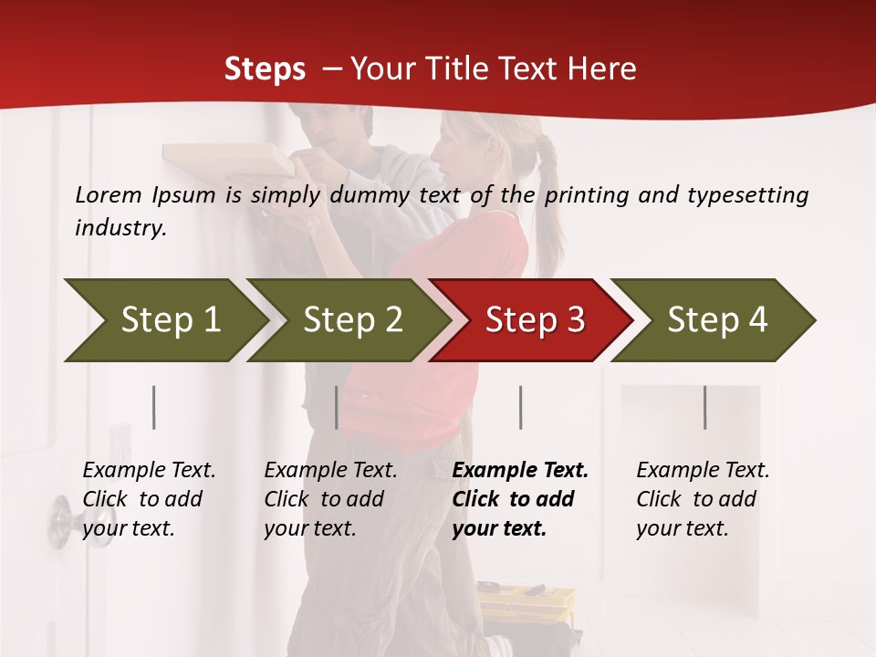Vertical Standing Home PowerPoint Template
