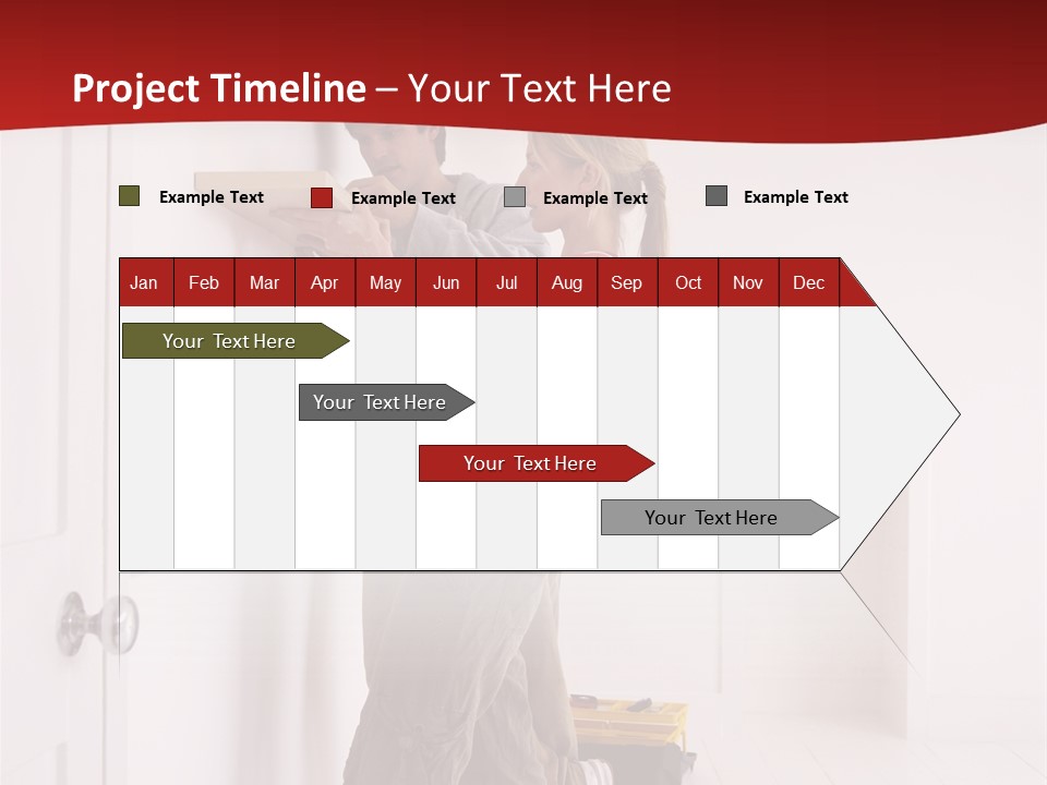 Vertical Standing Home PowerPoint Template